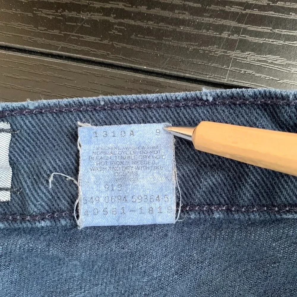 Vintage 90's Levi's Silvertab Baggy Denim Jeans Dark Blue Y2K Skater Men's 34x34